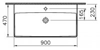 Раковина Vitra T4 4454B003-0001