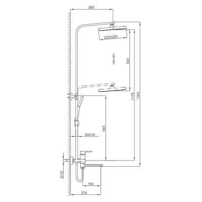 Душевая стойка Frap F2460