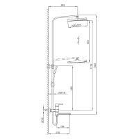 Душевая стойка Frap F2460