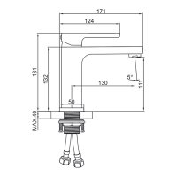 Смеситель для раковины Gerhans K11027B