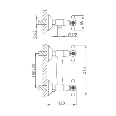 Смеситель для душа Frud R20332