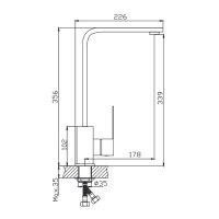 Смеситель для кухни Haiba HB70803-7