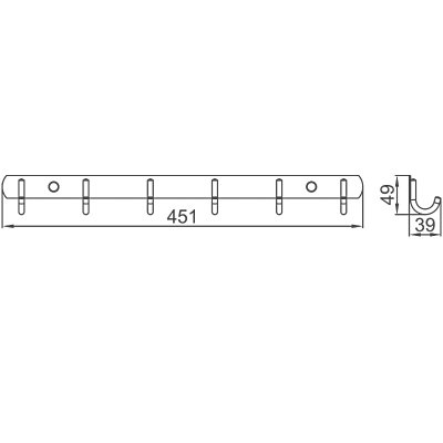 Крючок Ledeme L70201-6