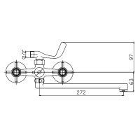 Смеситель для ванны Cron CN2224