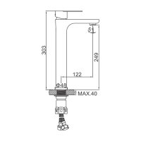 Смеситель для раковины Ledeme L71118