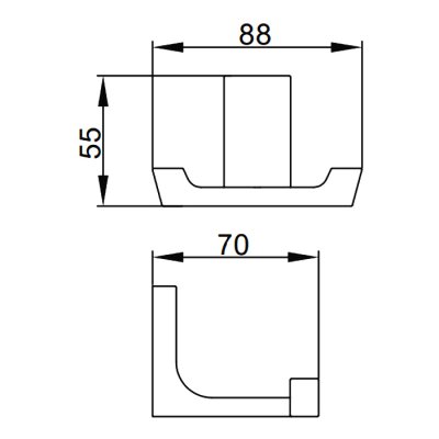 Крючок Frap F30605-2