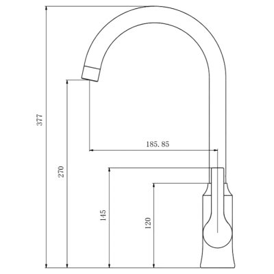 Смеситель для кухни Haiba HB70652