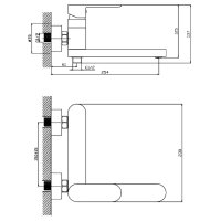 Смеситель для ванны Haiba HB61590