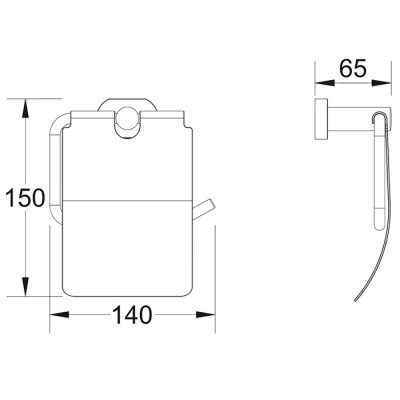 Держатель туалетной бумаги Shevanik SG5105