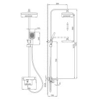 Душевая стойка Frap F2490