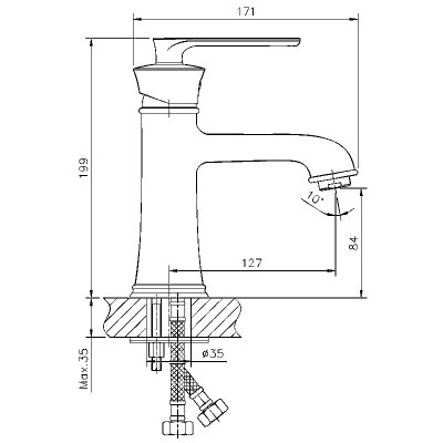 Смеситель для раковины Haiba HB10181