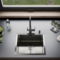 Мойка для кухни из нержавеющей стали Gerhans K35043B