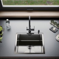 Мойка для кухни из нержавеющей стали Gerhans K35043B
