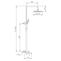 Душевая стойка Gappo G2448-9