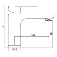 Смеситель для раковины Frap F10806-6