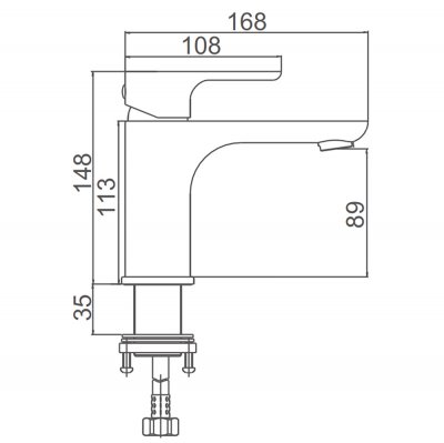 Смеситель для раковины Gerhans K11015