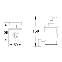 Дозатор жидкого мыла Shevanik SG5644C