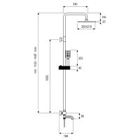 Душевая стойка Frap FX24791-9