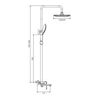 Душевая стойка Gappo G2448-9