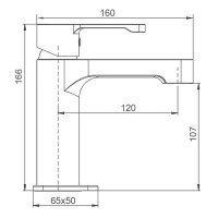 Смеситель для раковины Gappo G1002-2