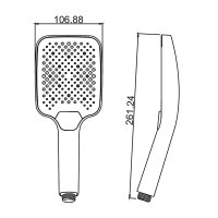 Душевая лейка Raglo R450.52.03