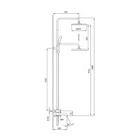 Душевая стойка Gappo G2406-3