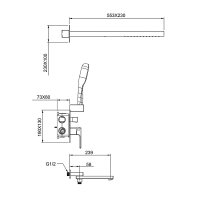 Душевой комплект Gappo G7117-73