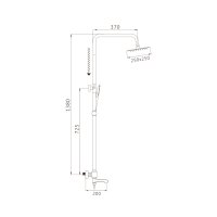 Душевая стойка Shevanik S3096C