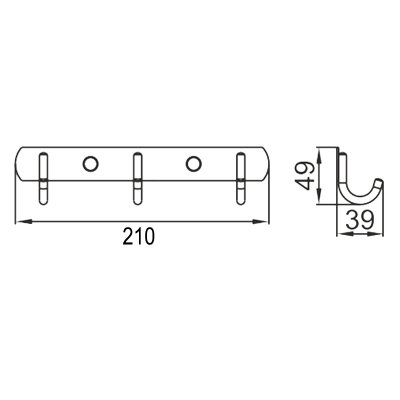 Крючок Ledeme L70202-3