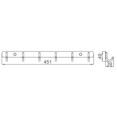 Крючок Ledeme L70202-6