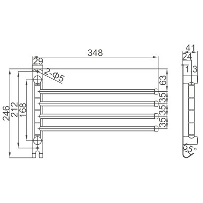 Полотенцедержатель Ledeme L70114