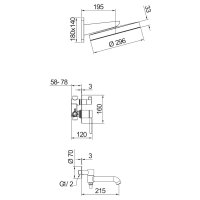 Душевой комплект Gappo G7106-6