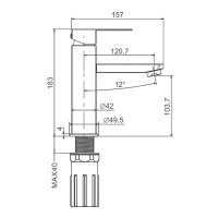 Смеситель для раковины Prohanss P30.10.03
