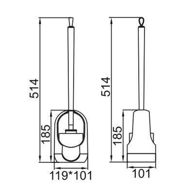 Ершик для унитаза Ledeme L906-1