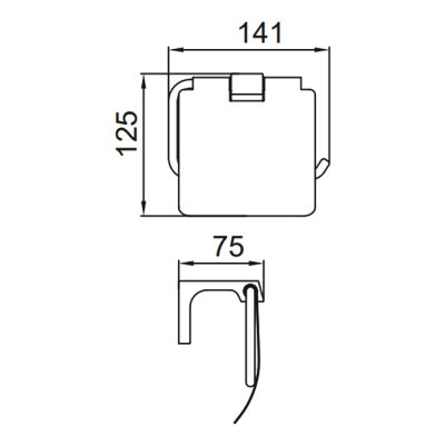 Держатель туалетной бумаги Frap F30603-6