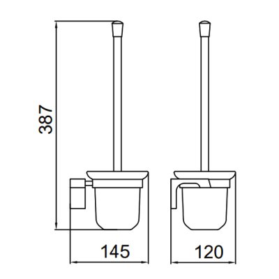 Ершик для унитаза Frap F30610-9