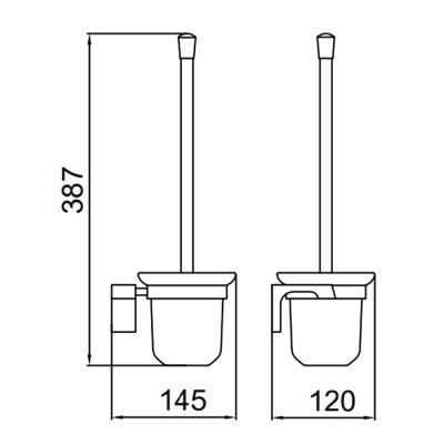 Ершик для унитаза Frap F30610