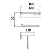 Держатель туалетной бумаги Frap F30603-19