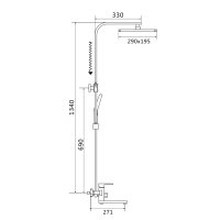 Душевая стойка Shevanik S7036L