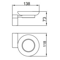 Мыльница Frap F30602-6