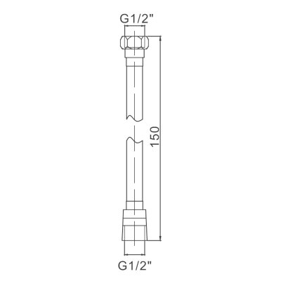 Душевой шланг Gerhans K40205B