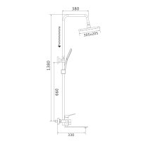 Душевая стойка Shevanik S6136C