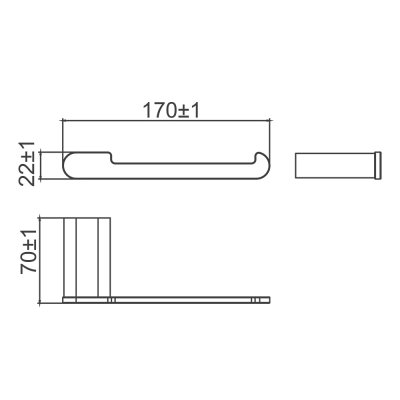 Держатель туалетной бумаги Gappo G30903-23