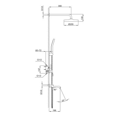 Душевой комплект Frap F7175-6