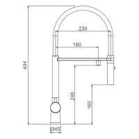 Смеситель для кухни Gappo G4397-83