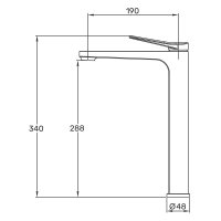 Смеситель для раковины Gappo G1010-23