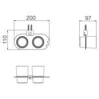 Стакан Gappo G30908-9