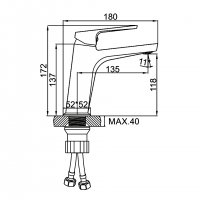 Смеситель для раковины Ledeme L1092D