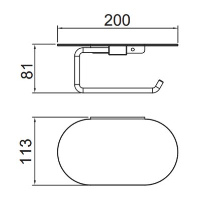 Держатель туалетной бумаги Gappo G30703-3