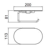 Держатель туалетной бумаги Gappo G30703-3
